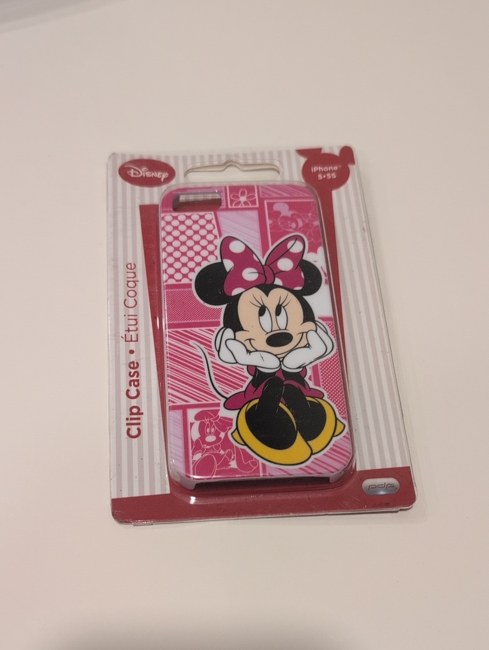 Disney Minnie Mouse Pink and Yellow Clip-On Phone Case